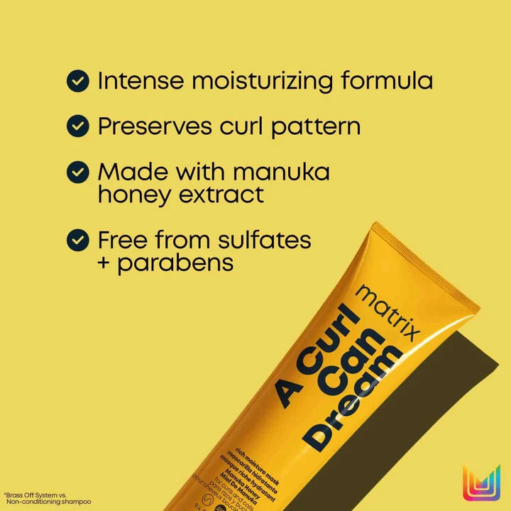 Matrix A Curl Can Dream Rich Mask